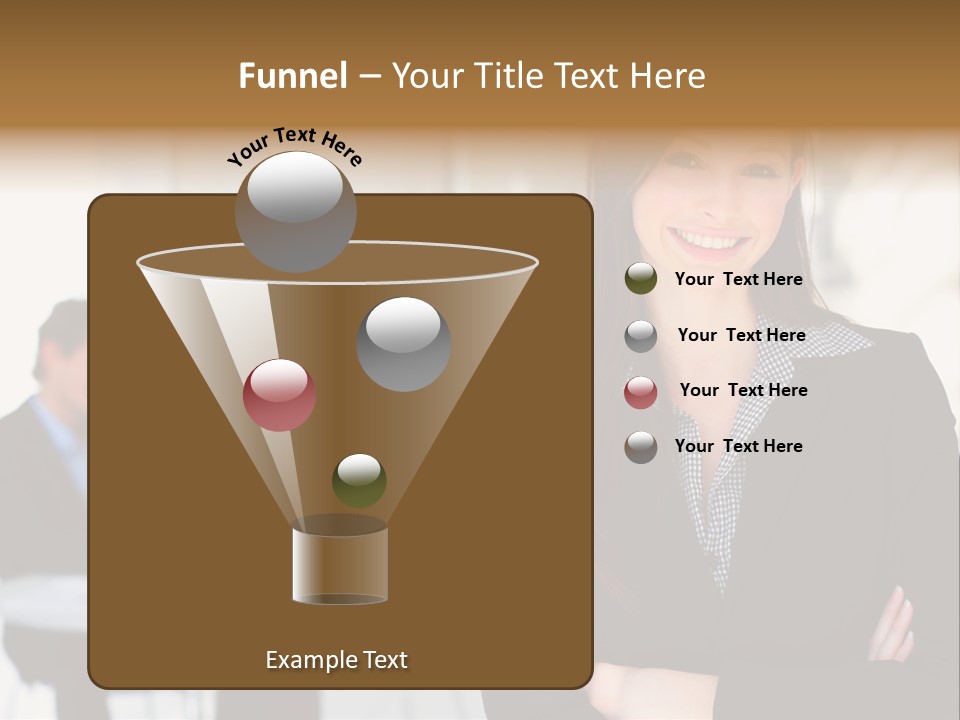 Puppy And Dog Playing PowerPoint Template