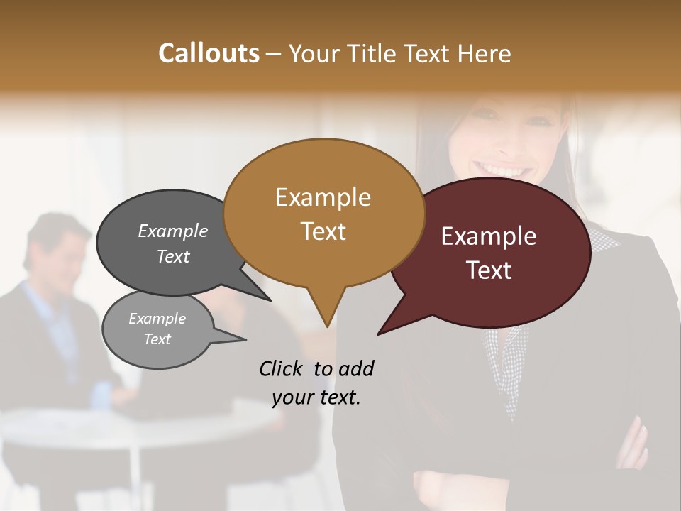 Puppy And Dog Playing PowerPoint Template