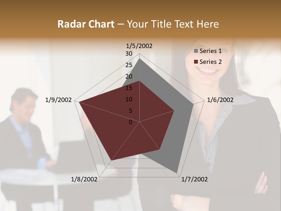 Puppy And Dog Playing PowerPoint Template