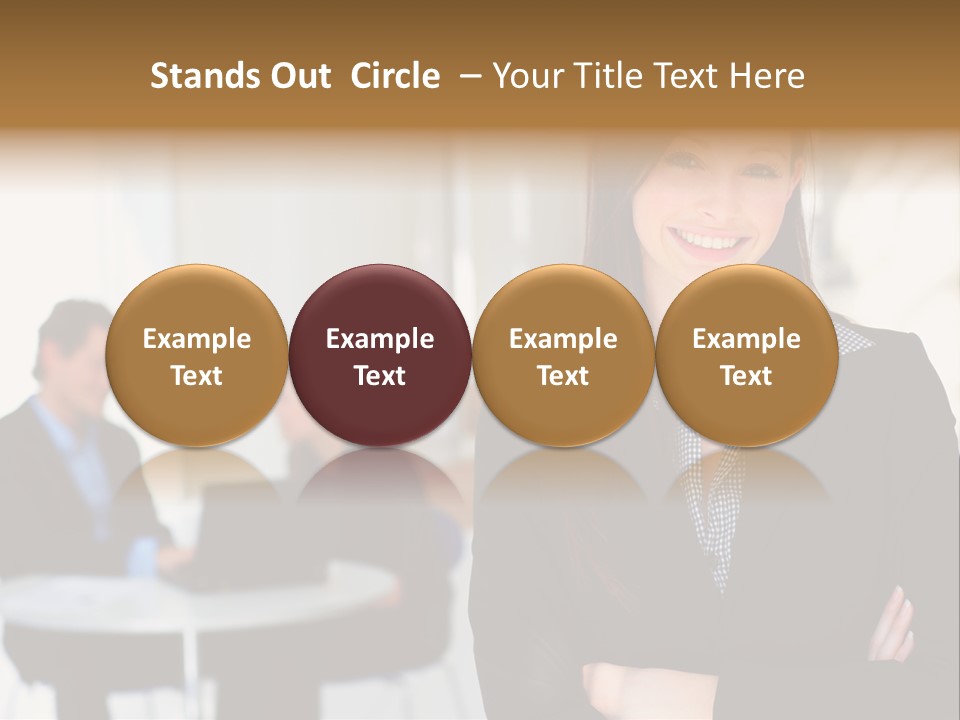 Puppy And Dog Playing PowerPoint Template