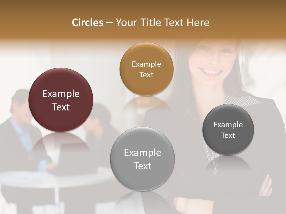 Puppy And Dog Playing PowerPoint Template