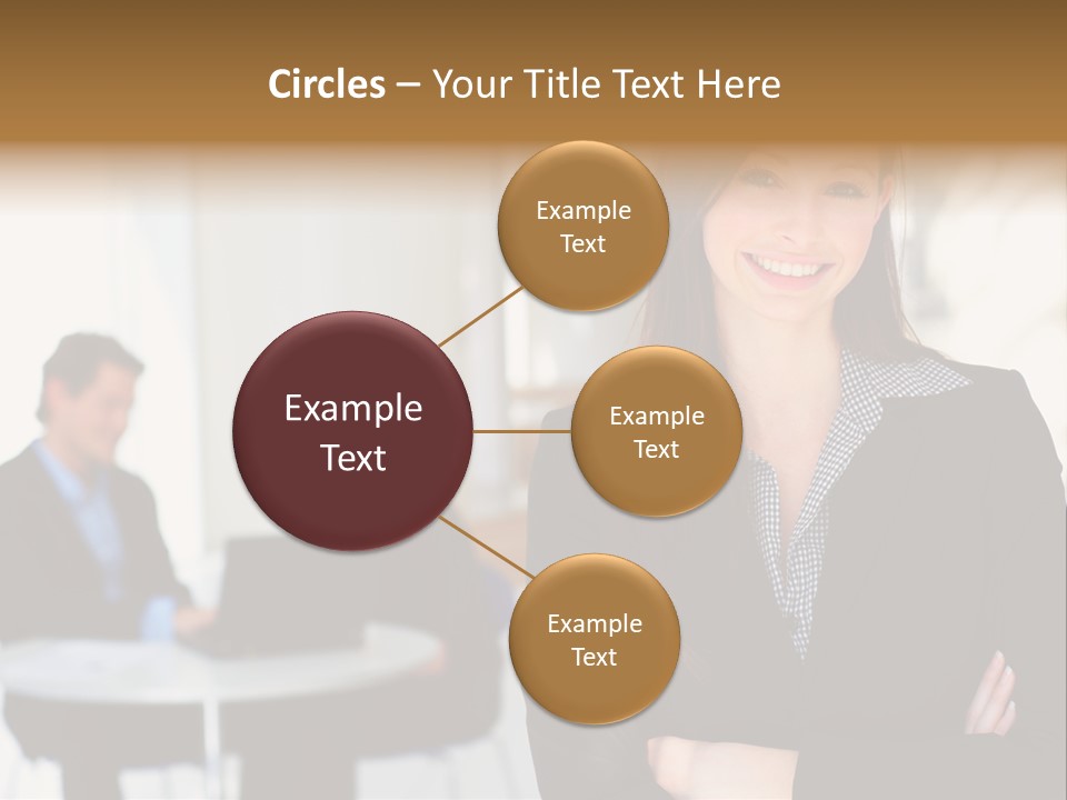 Puppy And Dog Playing PowerPoint Template