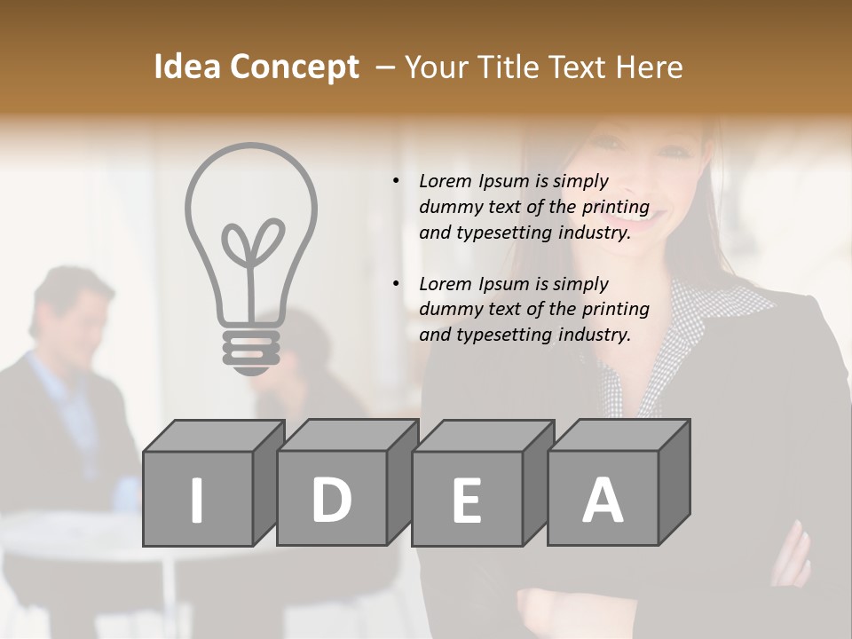 Puppy And Dog Playing PowerPoint Template