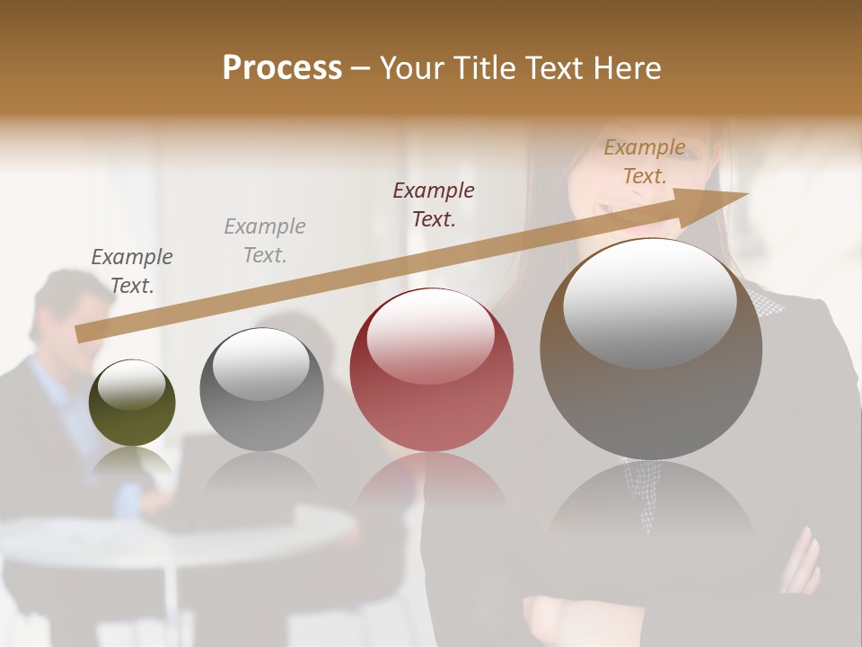 Puppy And Dog Playing PowerPoint Template