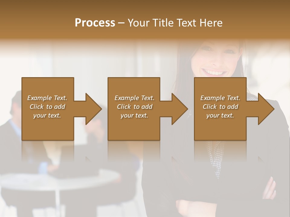 Puppy And Dog Playing PowerPoint Template