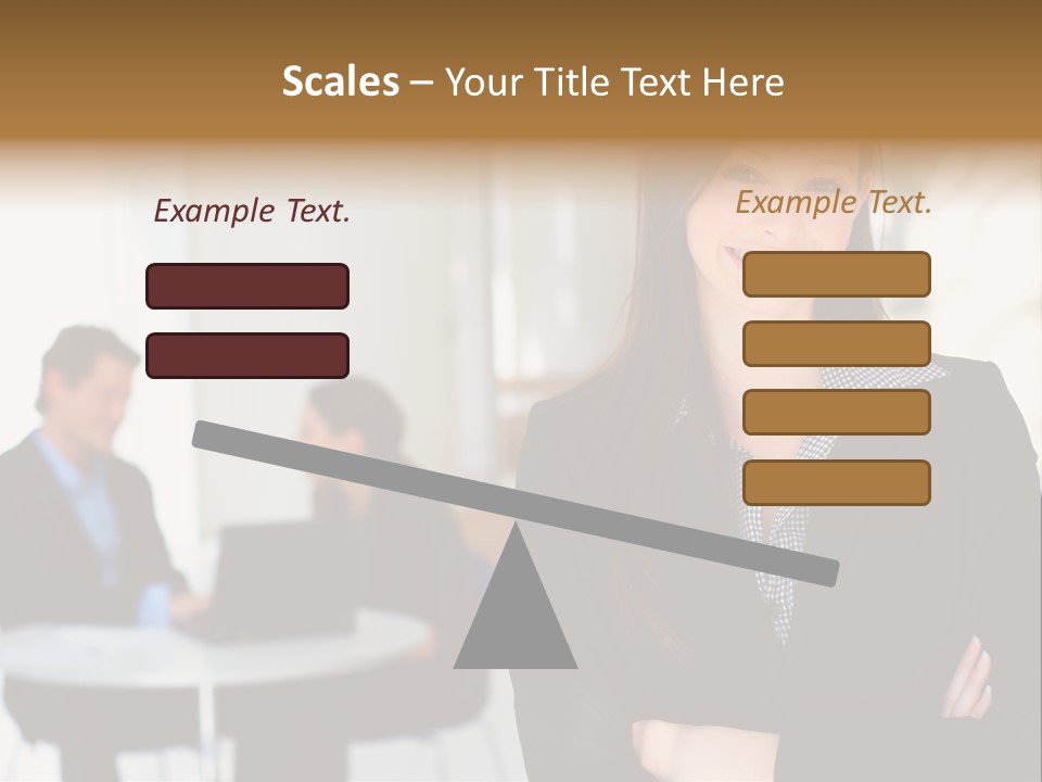 Puppy And Dog Playing PowerPoint Template