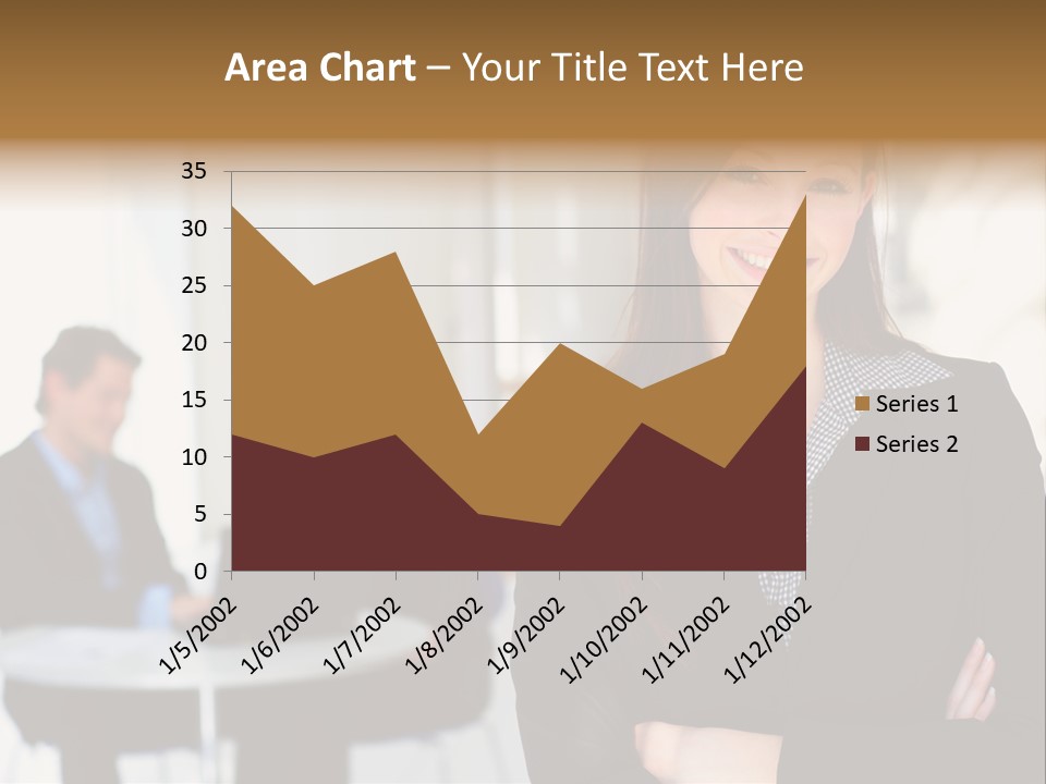 Puppy And Dog Playing PowerPoint Template