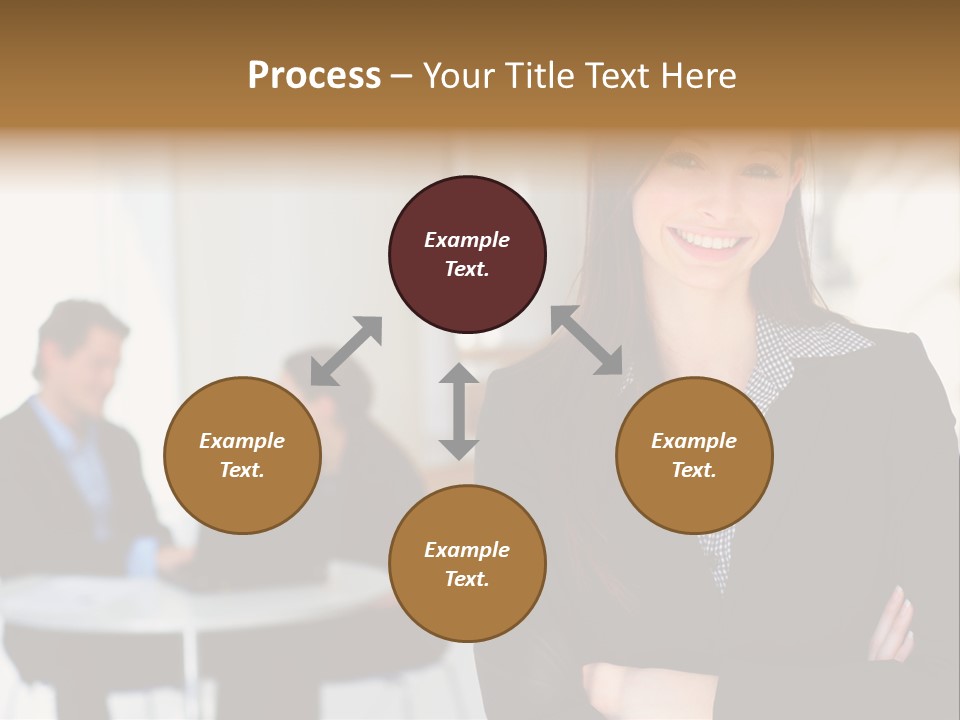 Puppy And Dog Playing PowerPoint Template