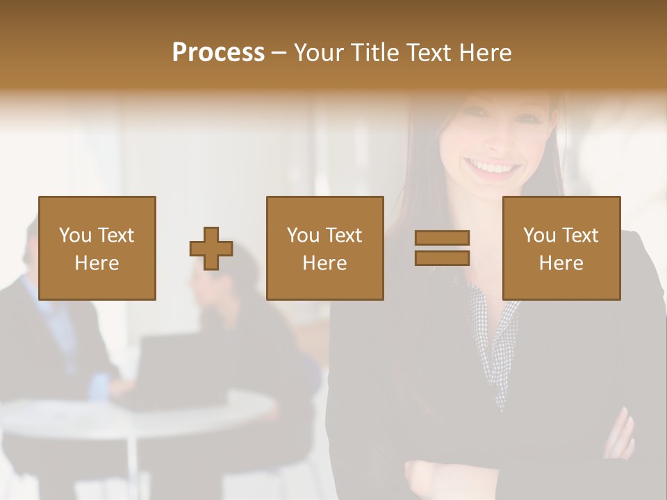 Puppy And Dog Playing PowerPoint Template