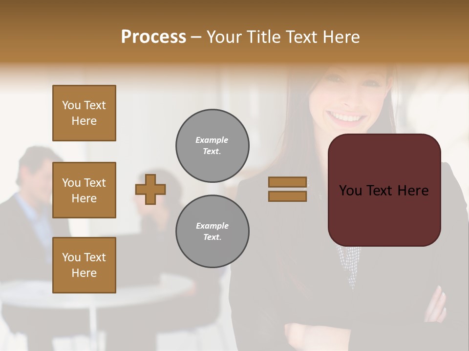 Puppy And Dog Playing PowerPoint Template