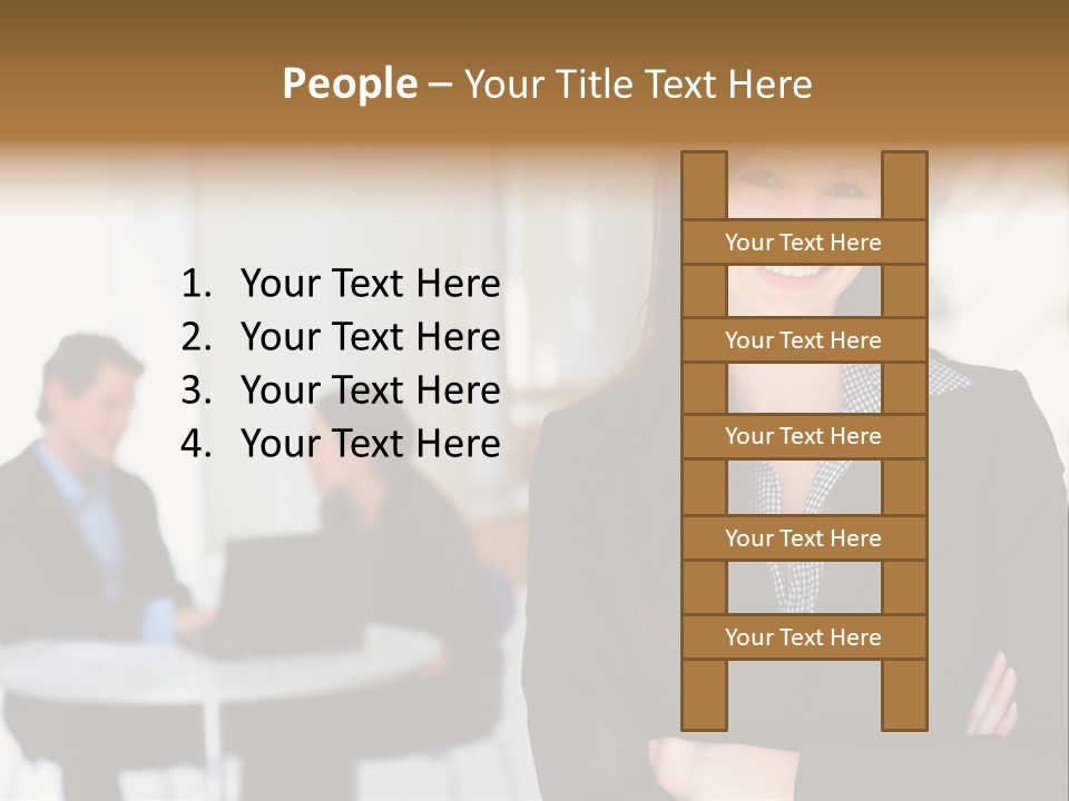 Puppy And Dog Playing PowerPoint Template