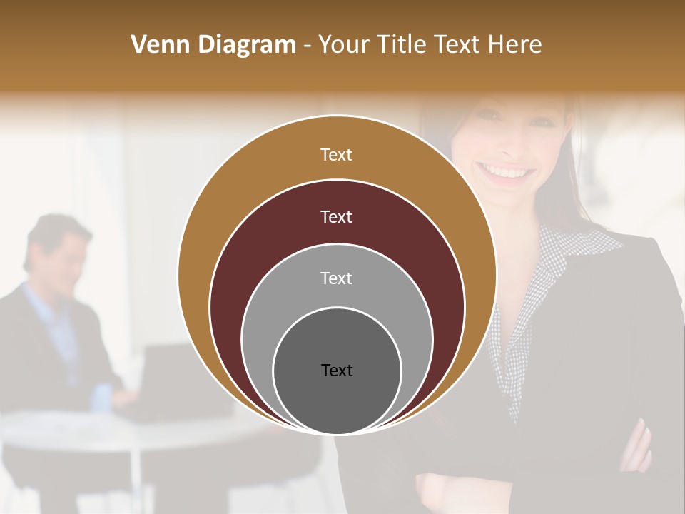 Puppy And Dog Playing PowerPoint Template