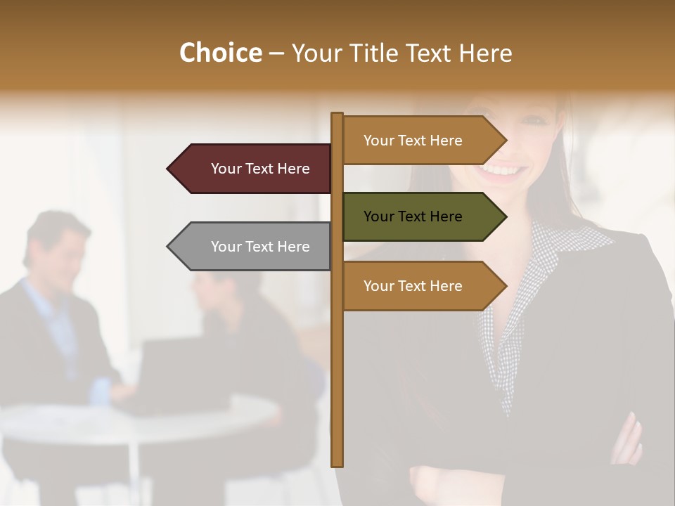 Puppy And Dog Playing PowerPoint Template