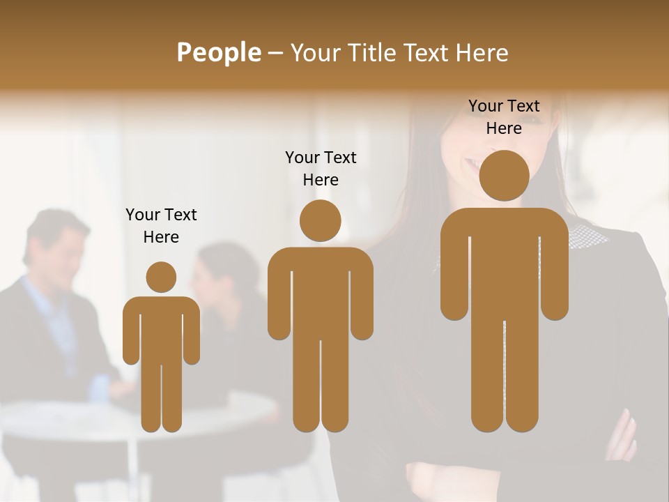 Puppy And Dog Playing PowerPoint Template