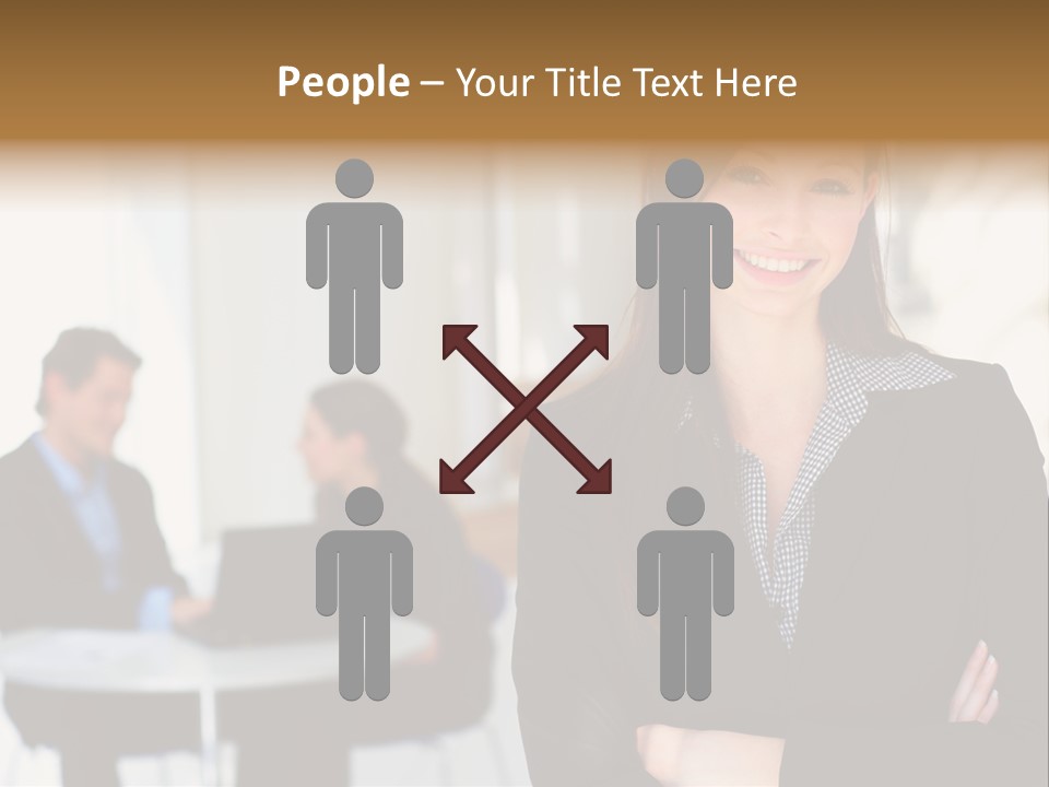 Puppy And Dog Playing PowerPoint Template