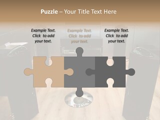 Home Theater 4 Focus On Chair PowerPoint Template