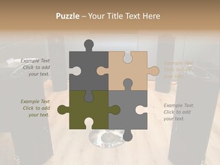 Home Theater 4 Focus On Chair PowerPoint Template