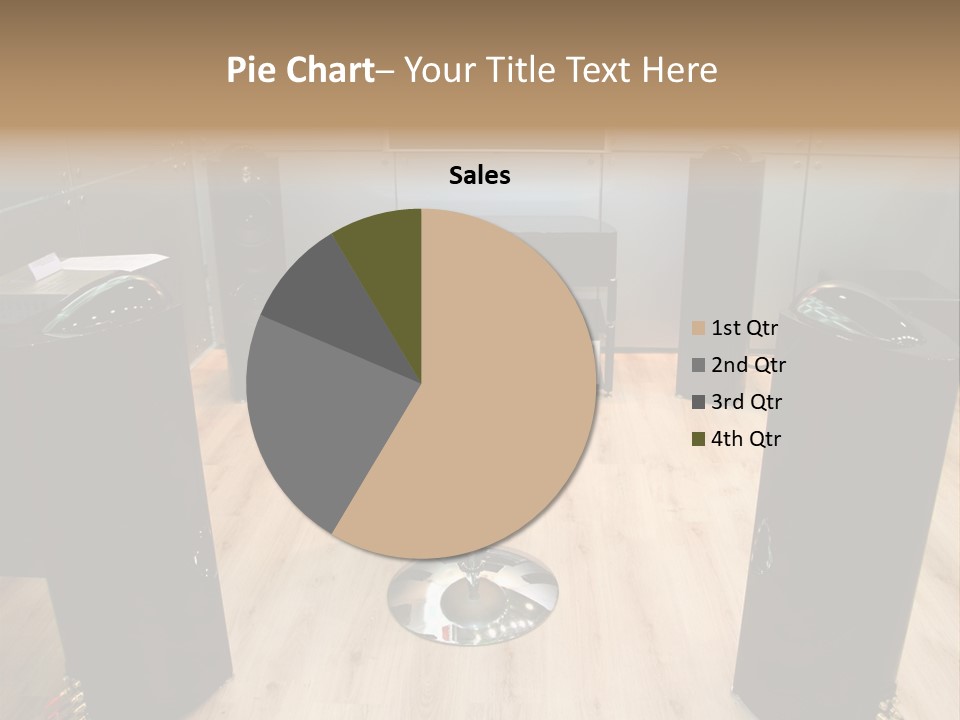 Home Theater 4 Focus On Chair PowerPoint Template