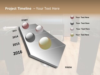 Home Theater 4 Focus On Chair PowerPoint Template