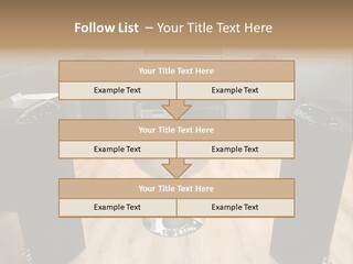 Home Theater 4 Focus On Chair PowerPoint Template