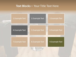 Home Theater 4 Focus On Chair PowerPoint Template