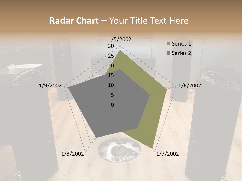 Home Theater 4 Focus On Chair PowerPoint Template
