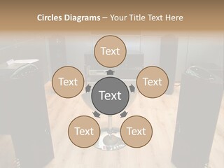 Home Theater 4 Focus On Chair PowerPoint Template