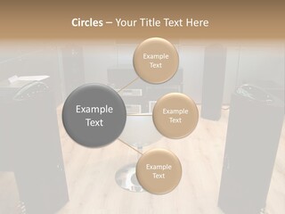 Home Theater 4 Focus On Chair PowerPoint Template