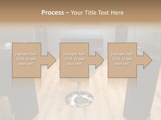 Home Theater 4 Focus On Chair PowerPoint Template