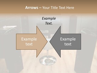 Home Theater 4 Focus On Chair PowerPoint Template