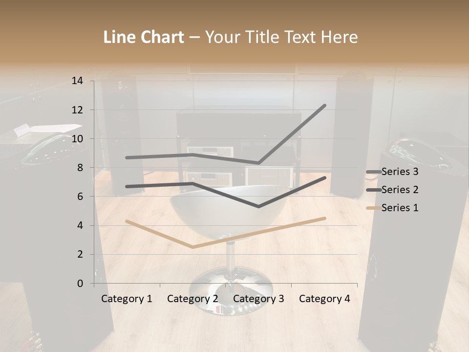Home Theater 4 Focus On Chair PowerPoint Template