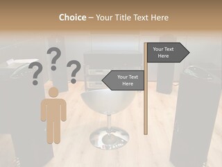 Home Theater 4 Focus On Chair PowerPoint Template
