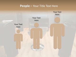 Home Theater 4 Focus On Chair PowerPoint Template