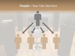 Home Theater 4 Focus On Chair PowerPoint Template