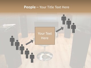 Home Theater 4 Focus On Chair PowerPoint Template