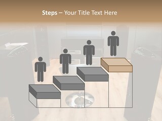 Home Theater 4 Focus On Chair PowerPoint Template