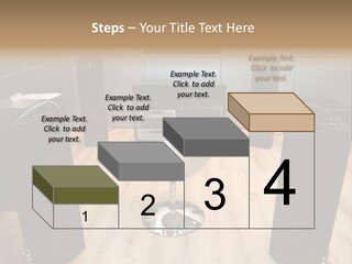Home Theater 4 Focus On Chair PowerPoint Template