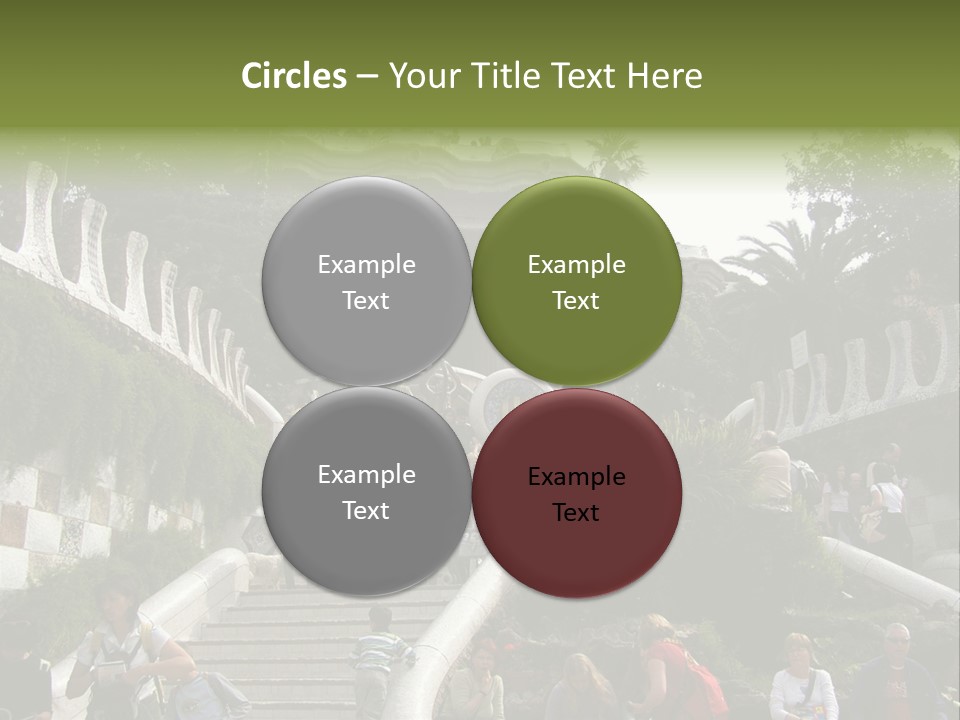 National Park In Barcelona, Spain PowerPoint Template