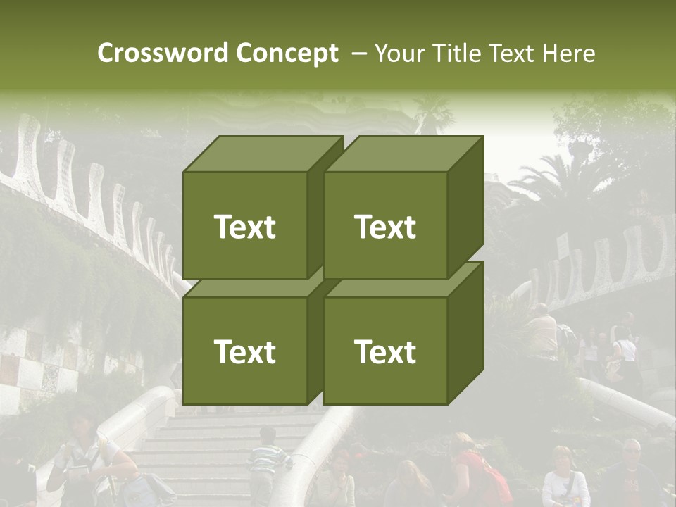 National Park In Barcelona, Spain PowerPoint Template