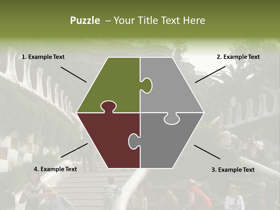 National Park In Barcelona, Spain PowerPoint Template