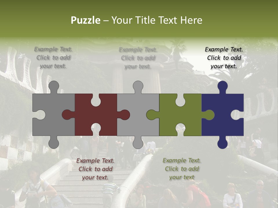 National Park In Barcelona, Spain PowerPoint Template