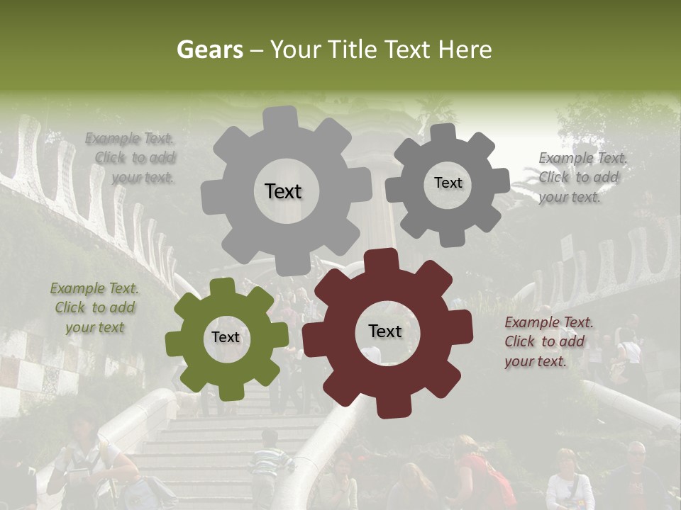 National Park In Barcelona, Spain PowerPoint Template