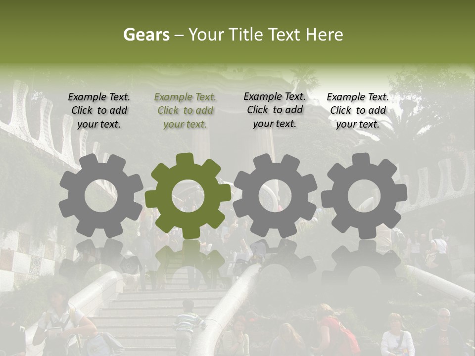 National Park In Barcelona, Spain PowerPoint Template