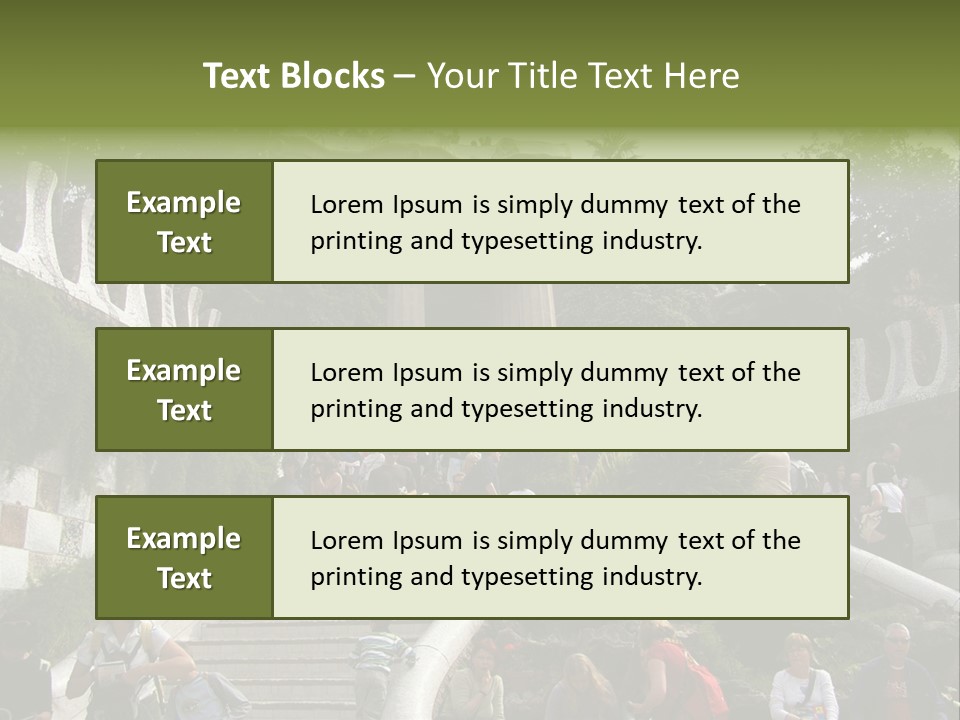 National Park In Barcelona, Spain PowerPoint Template