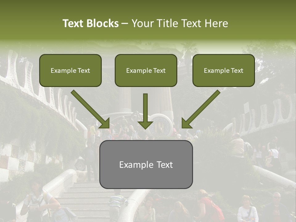 National Park In Barcelona, Spain PowerPoint Template
