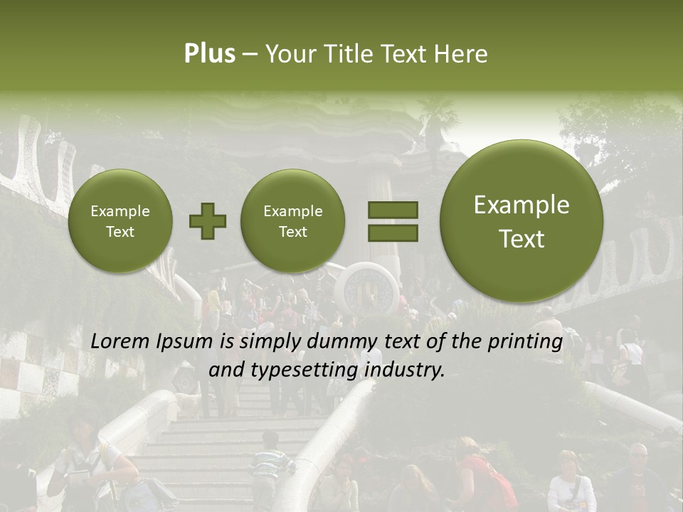 National Park In Barcelona, Spain PowerPoint Template