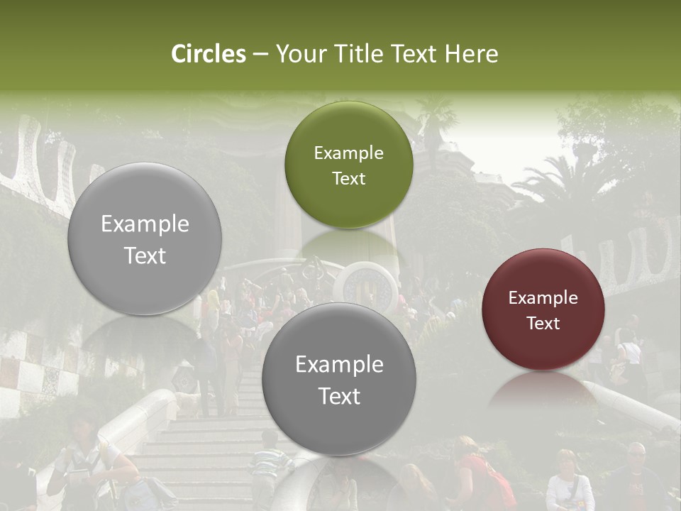 National Park In Barcelona, Spain PowerPoint Template