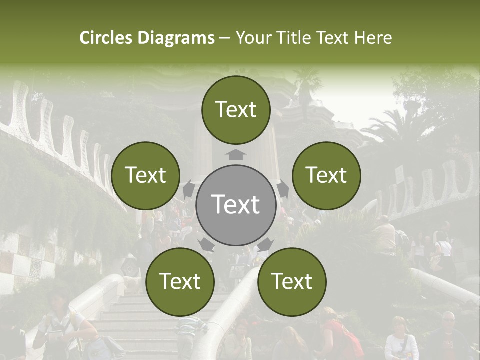 National Park In Barcelona, Spain PowerPoint Template