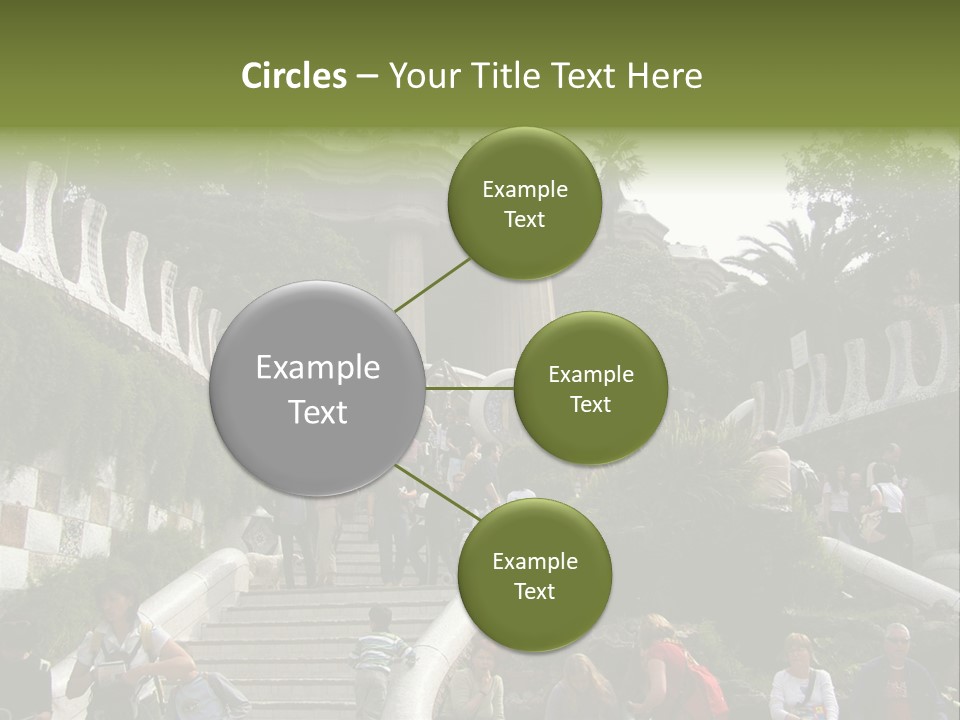 National Park In Barcelona, Spain PowerPoint Template