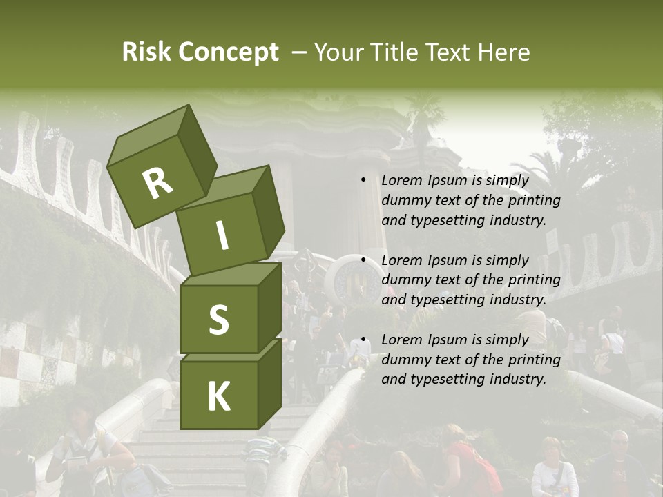 National Park In Barcelona, Spain PowerPoint Template